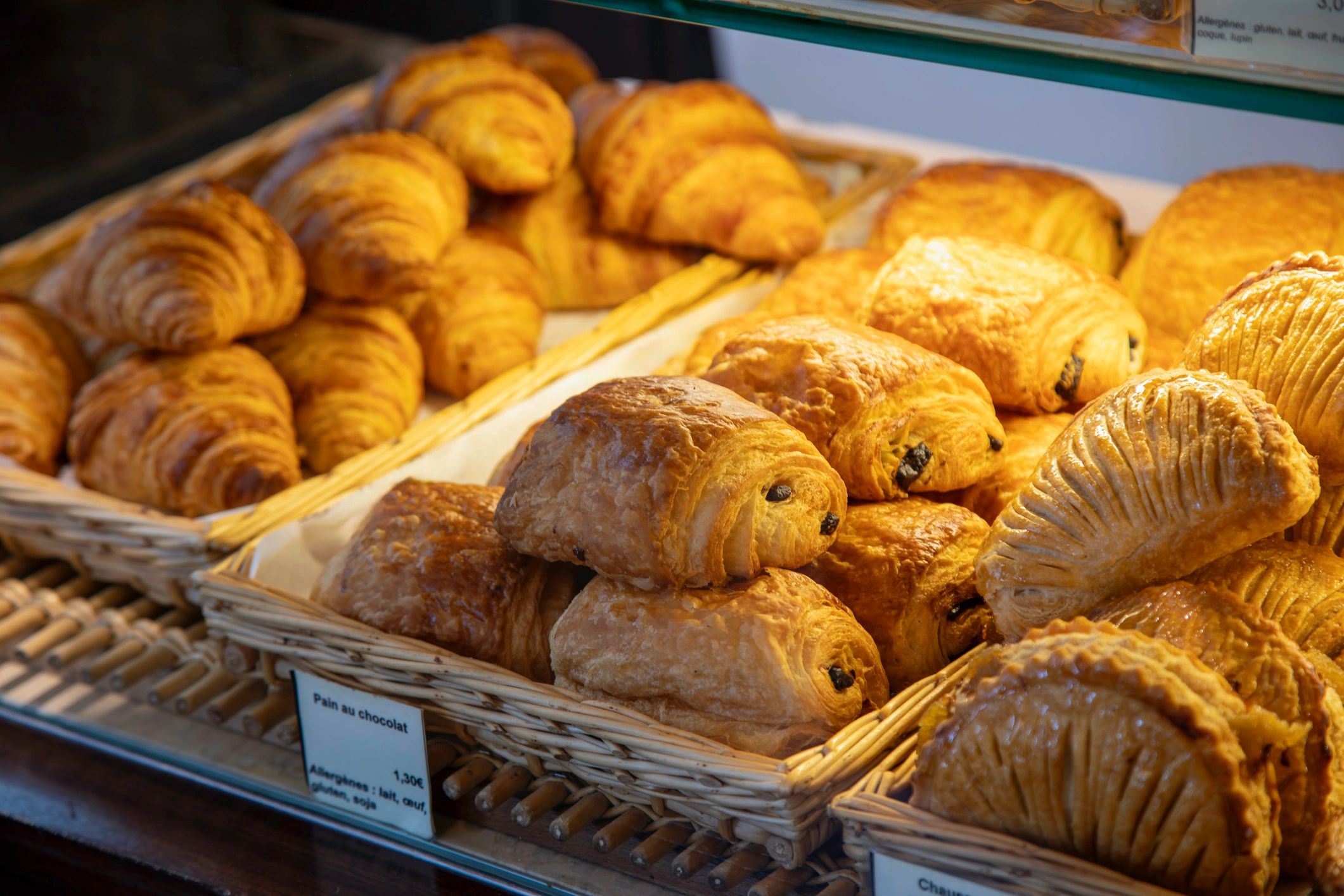 Rustic artisanal bread loaves at LepaPekarka